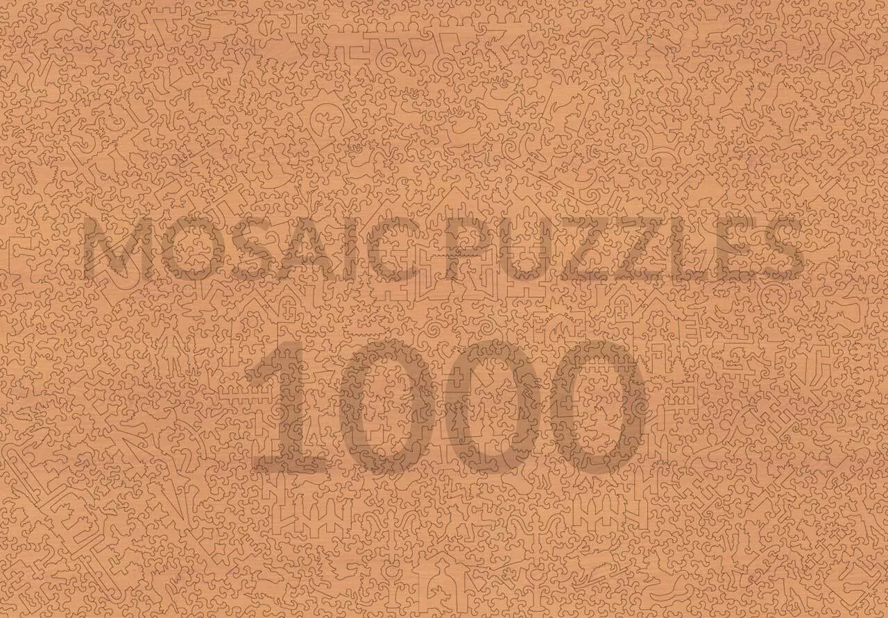 Mosaic Puzzles Festive Little Corner puzzle lemn 100 piese craciun