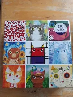 Mudpuppy Bookish Cats puzzle 500 piese pisici