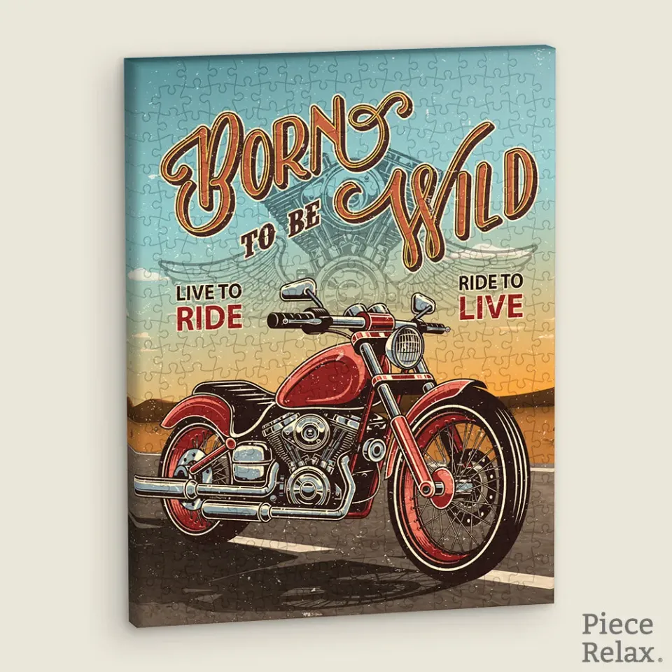 PieceRelax Puzzle Canvas Born to be Wild HN1274 puzzle