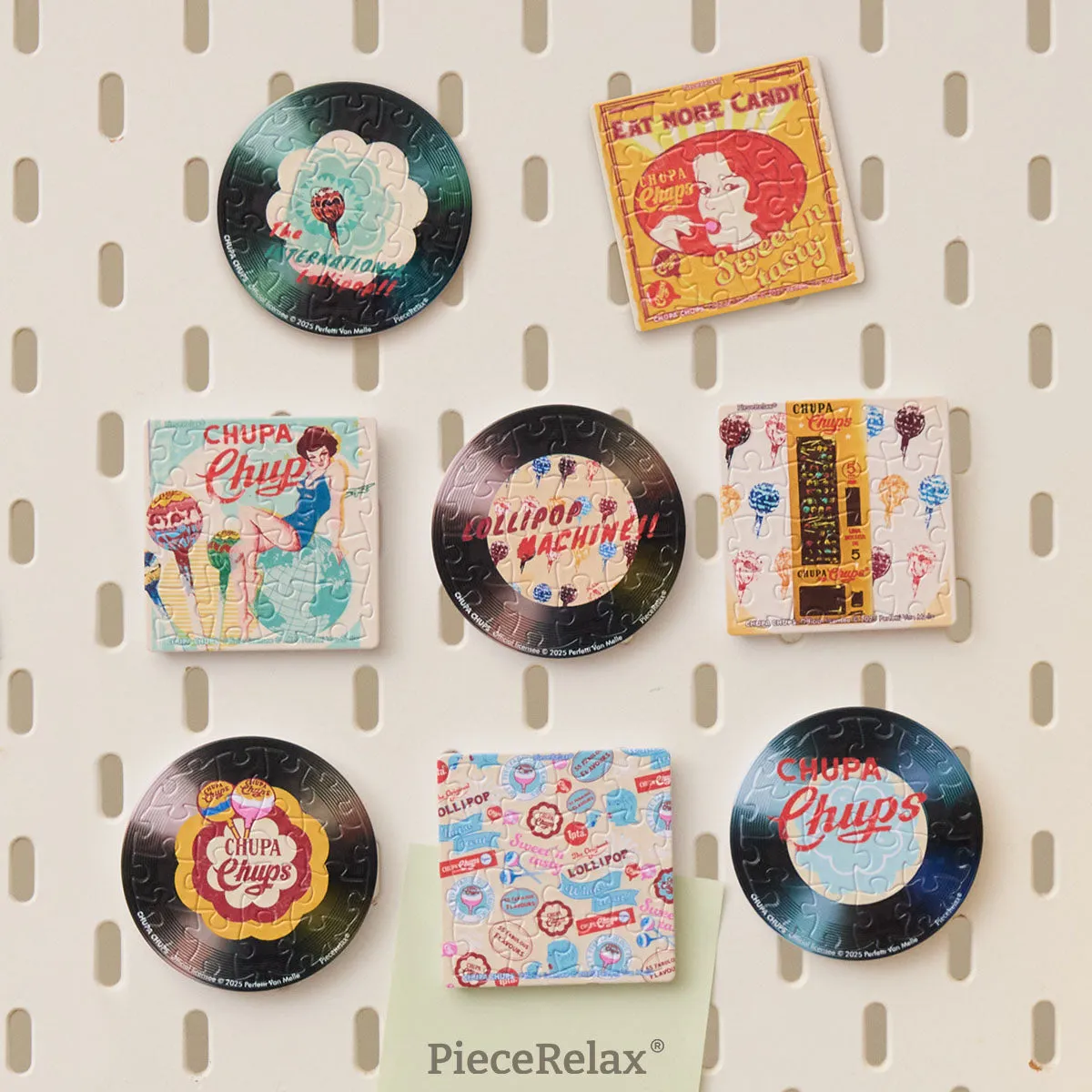 PieceRelax D1587 magneți puzzle retro Back to 1958 8 buc