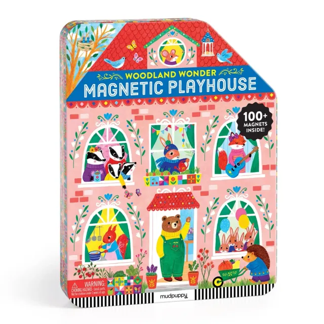Mudpuppy Woodland Wonder căsuță magnetică 100 magneti