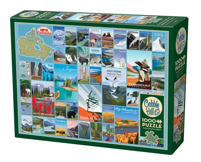 Cobble Hill Parcuri Canada puzzle 1000 piese călătorii