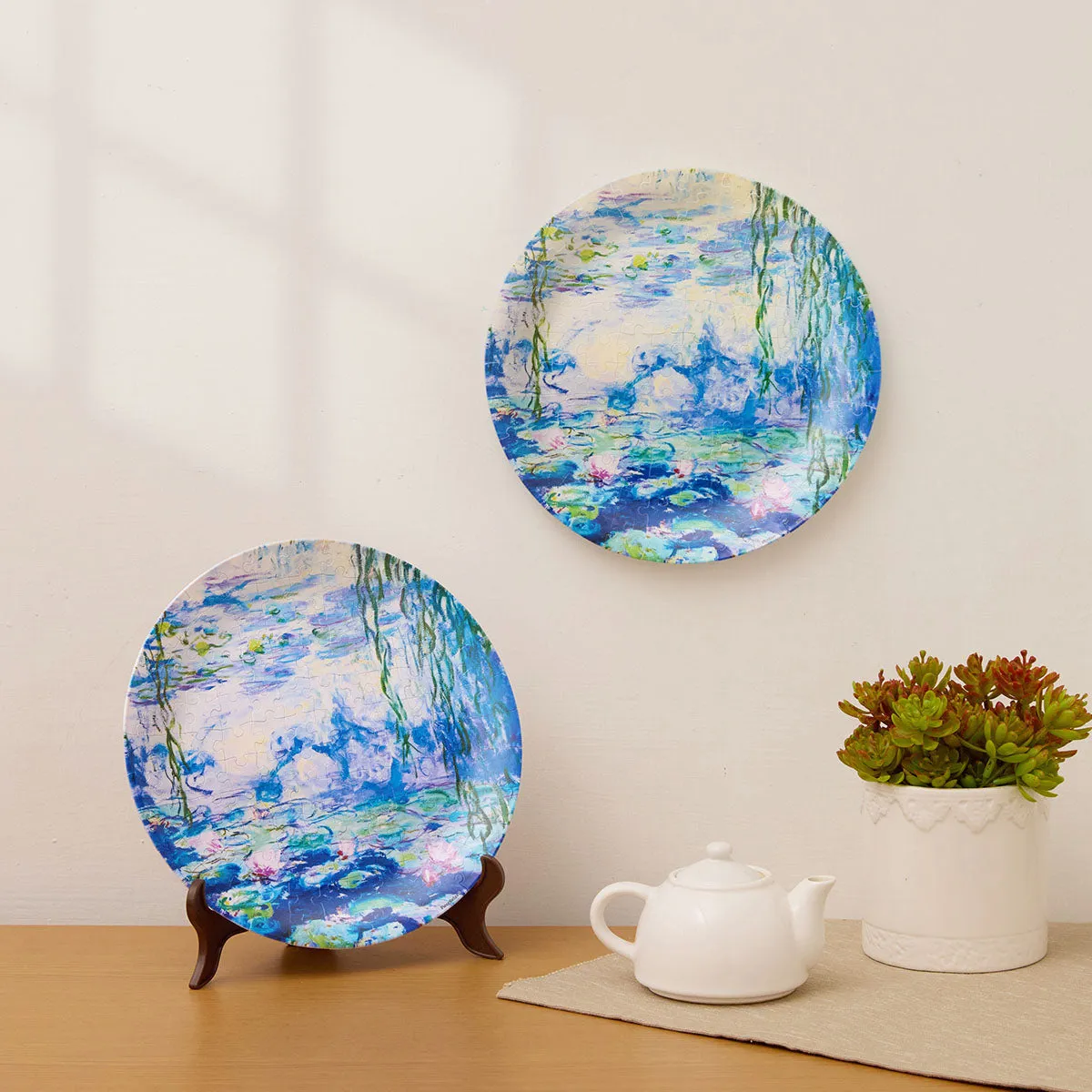 PieceRelax Nympheas PL1006 puzzle farfurie decorativa