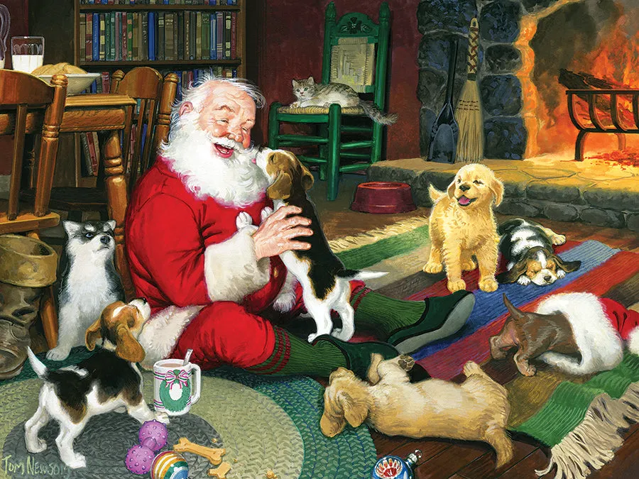Cobble Hill Easy Handling Santa's Playtime puzzle 275 piese Craciun