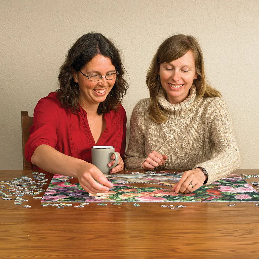 Cobble Hill The Garden Wall 40032 puzzle 1000 piese grădină