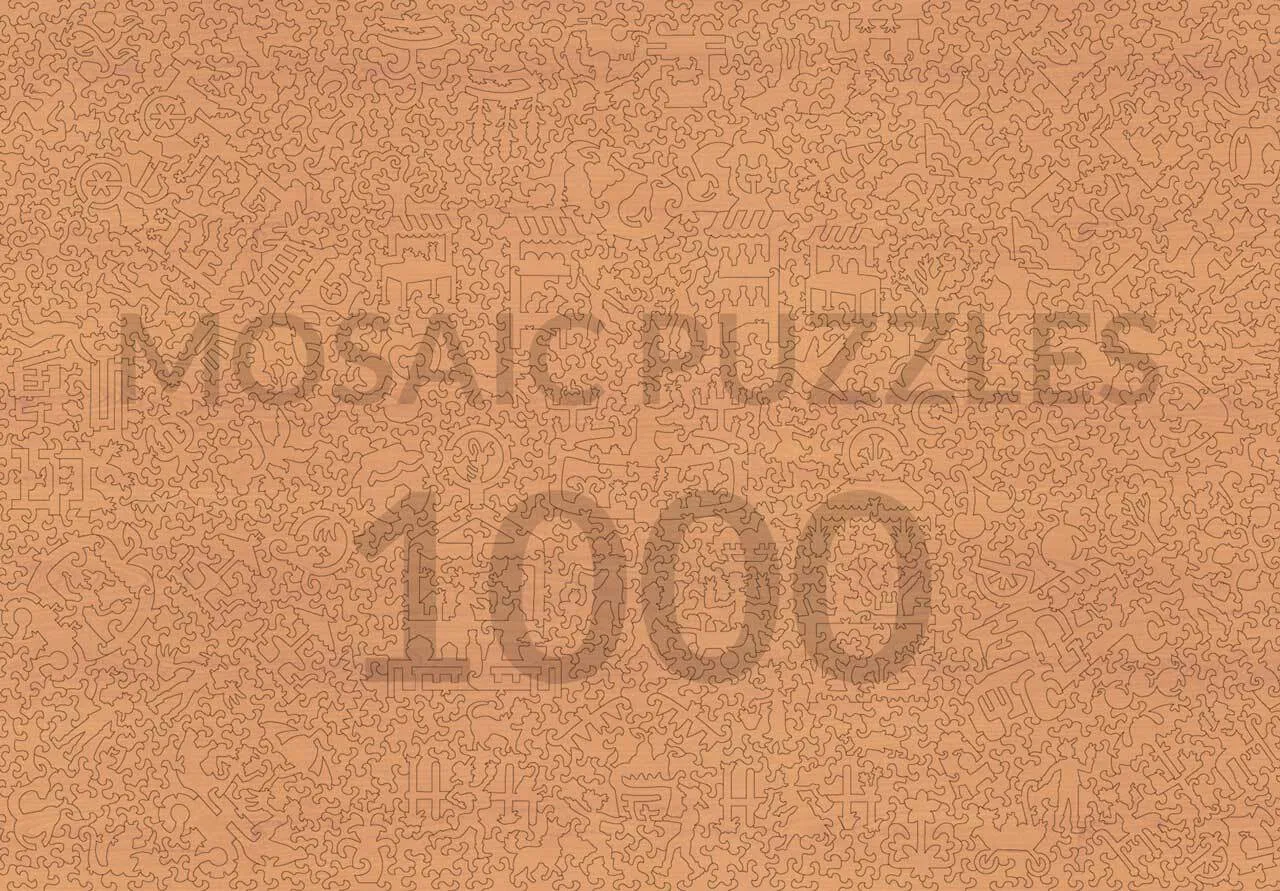 Mosaic Puzzles Homestead Garden puzzle lemn 100 piese gradina