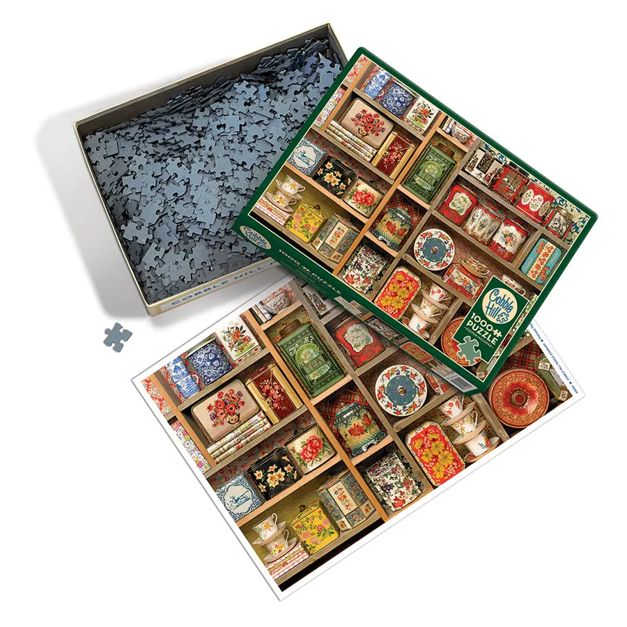 Cobble Hill Vintage Tins puzzle 1000 piese
