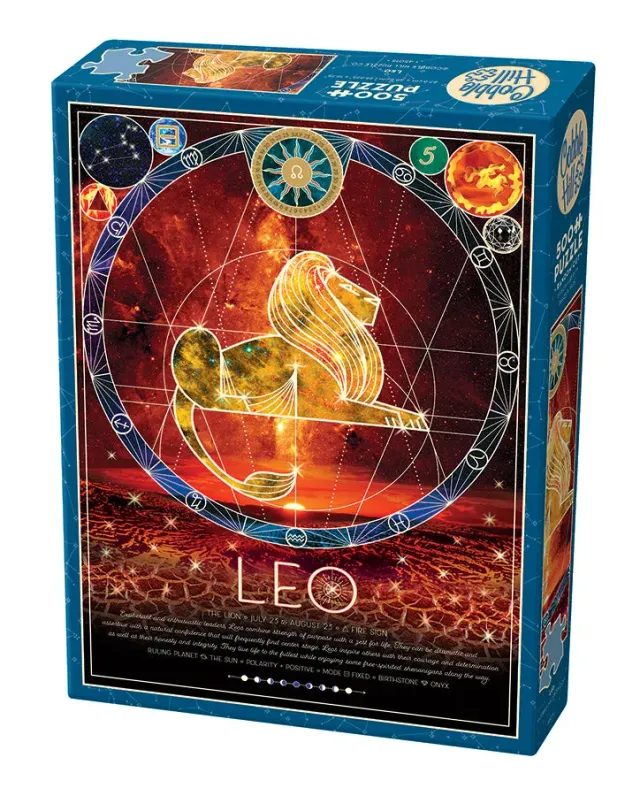 Cobble Hill Leo puzzle 500 piese zodiac