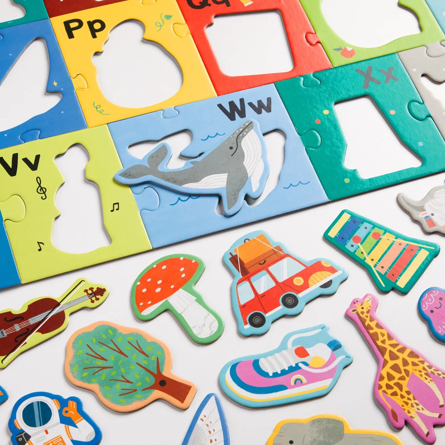 Mudpuppy My ABCs puzzle podea gigant 52 piese alfabet