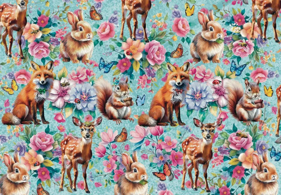 Mosaic Puzzles The Joy of Spring puzzle lemn 500 piese animale