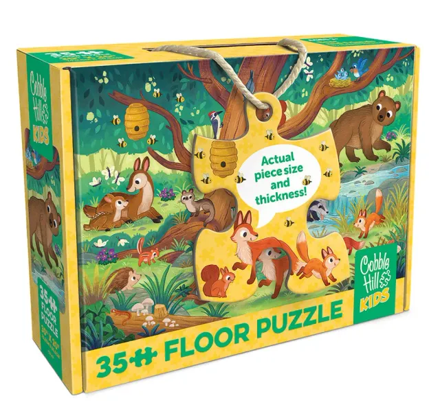 Cobble Hill Bear and Friends puzzle podea 35 piese animale