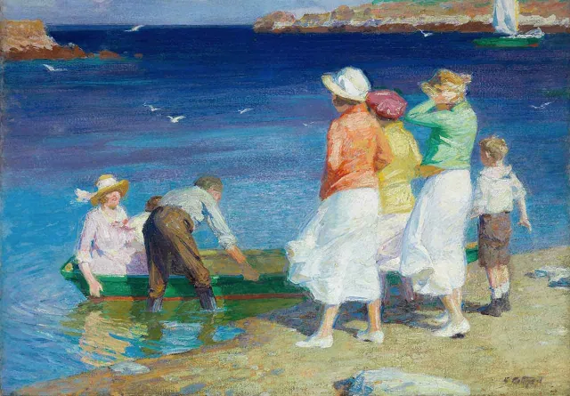 Mosaic Puzzles A Sailing Party Potthast puzzle lemn 500 piese barci