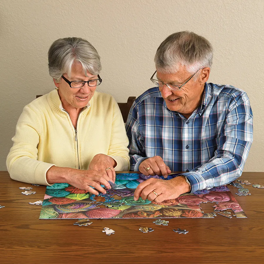 Cobble Hill Easy Handling A Yen for Yarn puzzle 275 piese lână