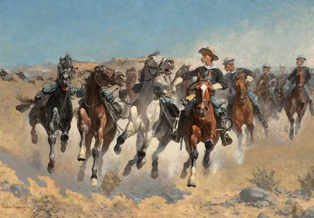 Mosaic Puzzles Fourth Troopers puzzle lemn 500 piese western