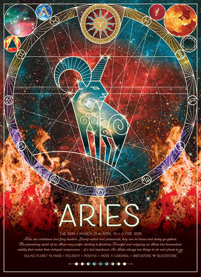 Cobble Hill Aries 45011 puzzle 500 piese zodiac