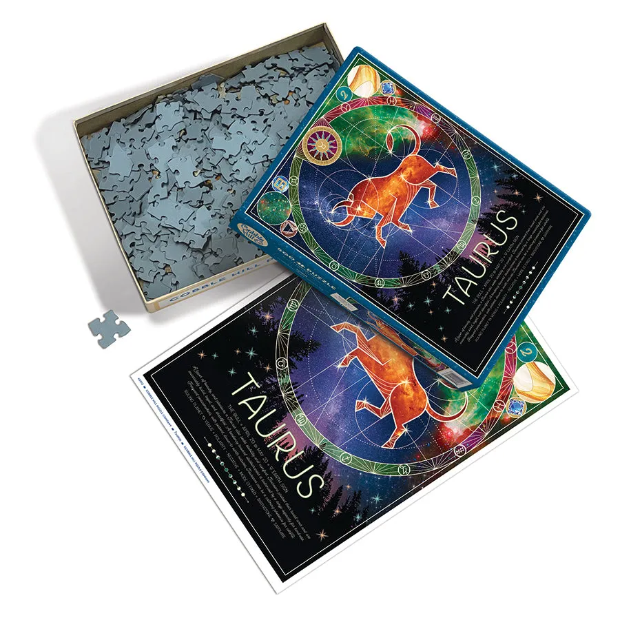 Cobble Hill Taurus puzzle 500 piese zodie taur