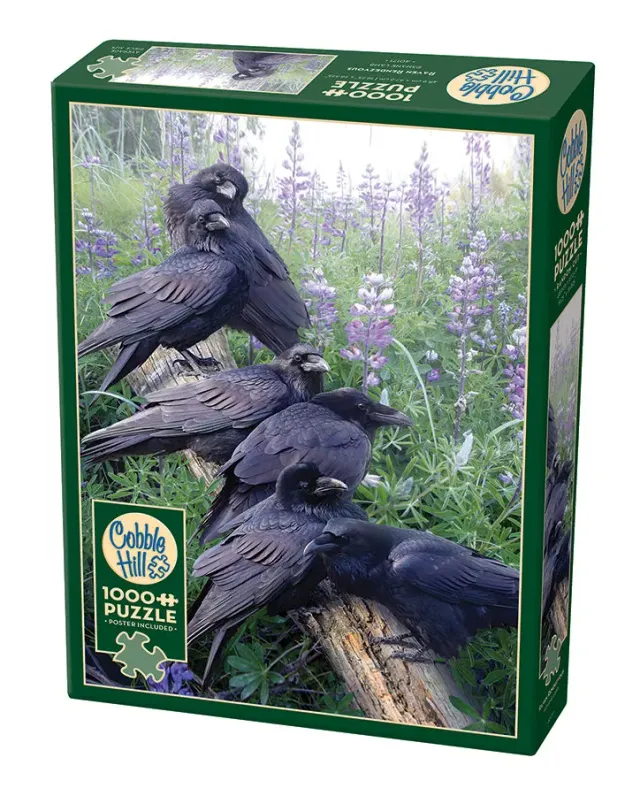 Cobble Hill Raven Rendezvous puzzle 1000 piese corbi