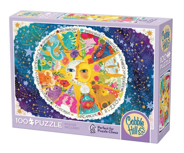 Cobble Hill Puzzle Chess What’s Your Sign? puzzle 100 piese zodiac