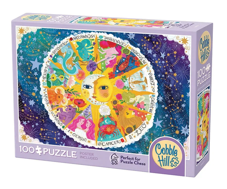 Cobble Hill Puzzle Chess What’s Your Sign? puzzle 100 piese zodiac