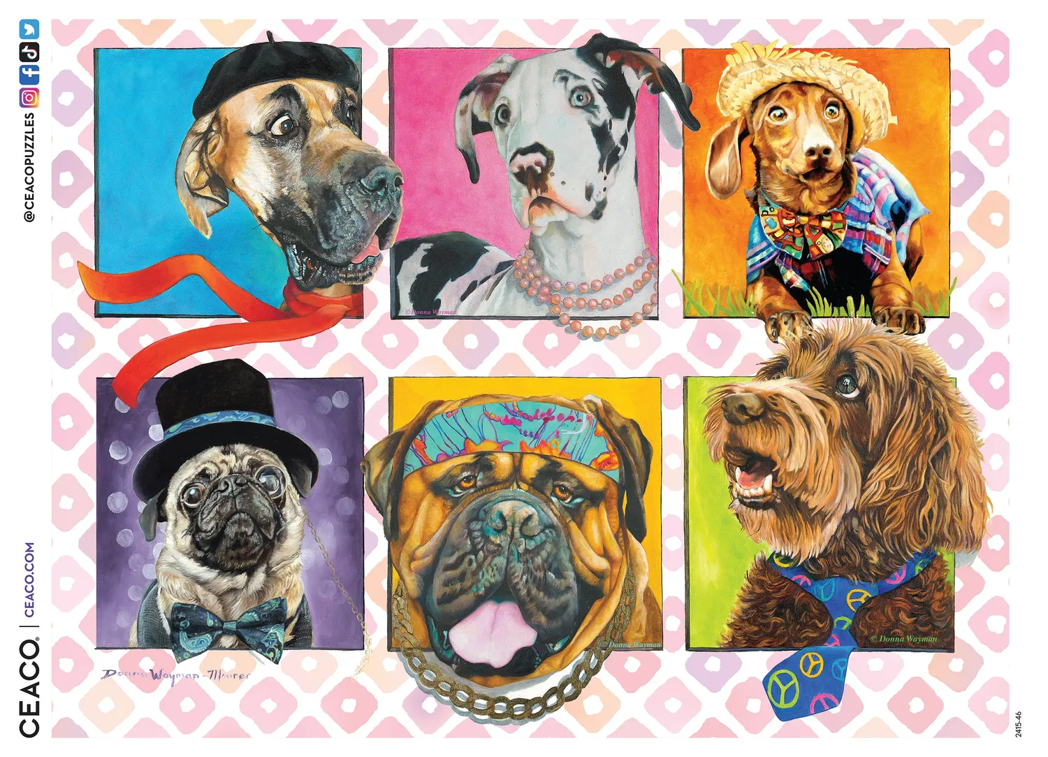 Ceaco All About the Dogs puzzle 500 piese caini