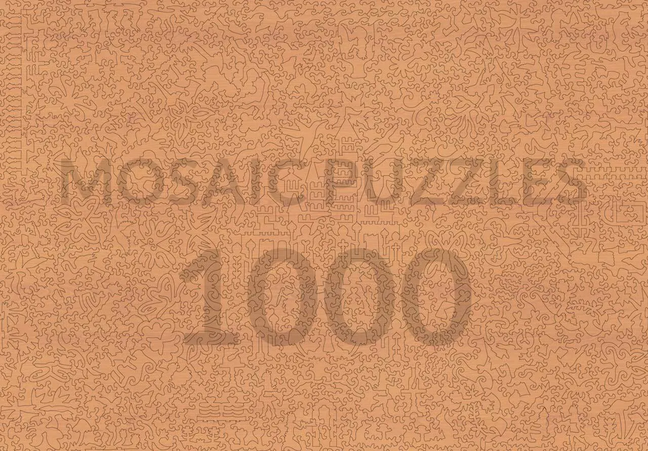 Mosaic Puzzles Alice in Wonderland puzzle lemn 500 piese fantezie