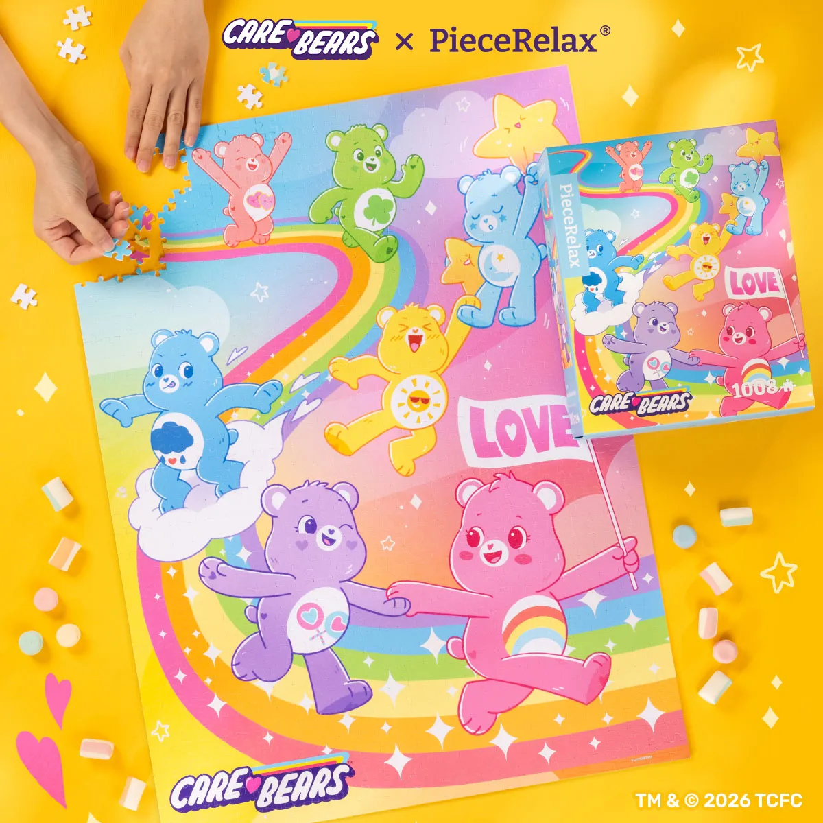 PieceRelax PieceClicks Love Rainbow Road U1155 puzzle 1008p
