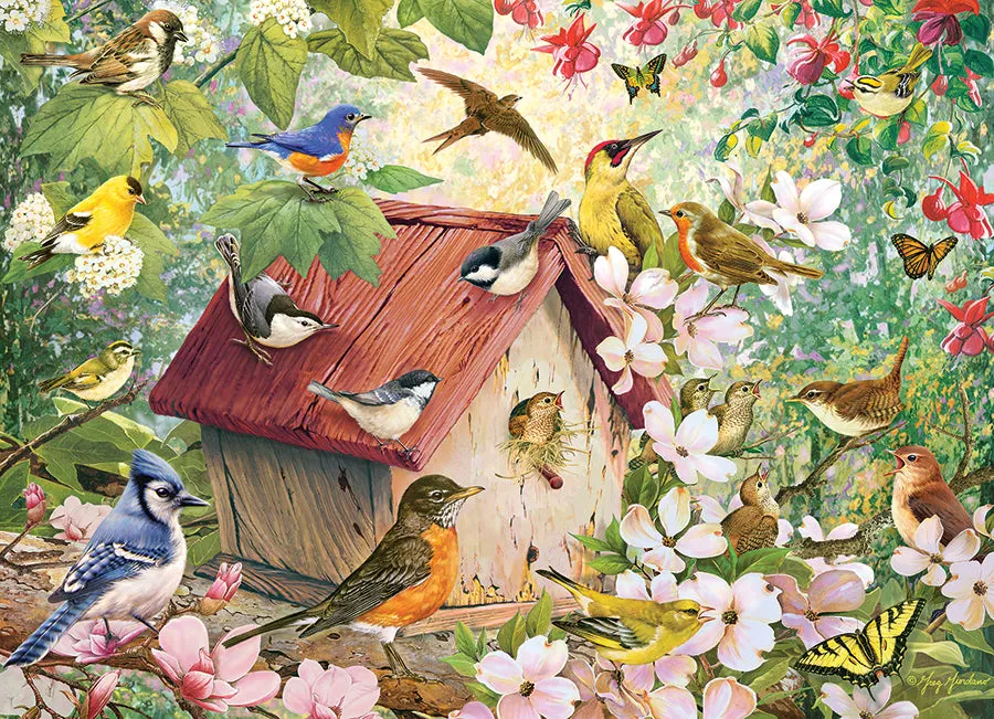 Cobble Hill Blooming Spring puzzle 1000 piese pasari