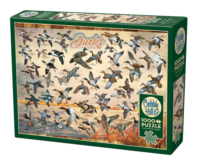 Cobble Hill Ducks North America 40177 puzzle 1000 piese