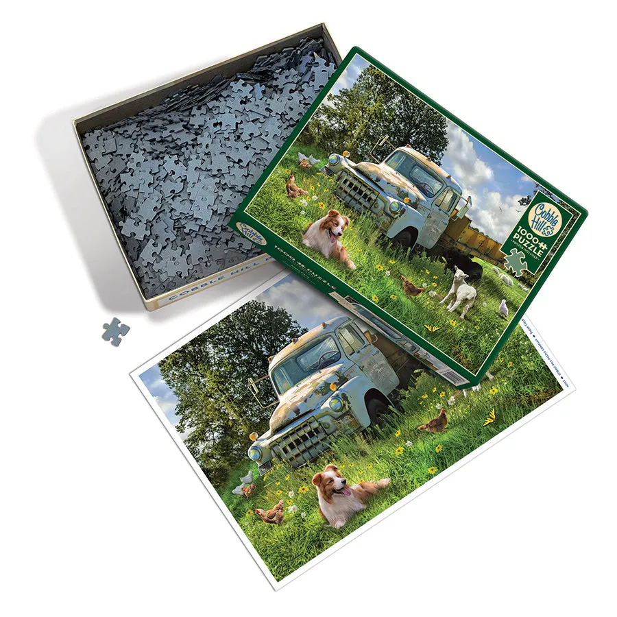 Cobble Hill Sheep Field puzzle 1000 piese oi