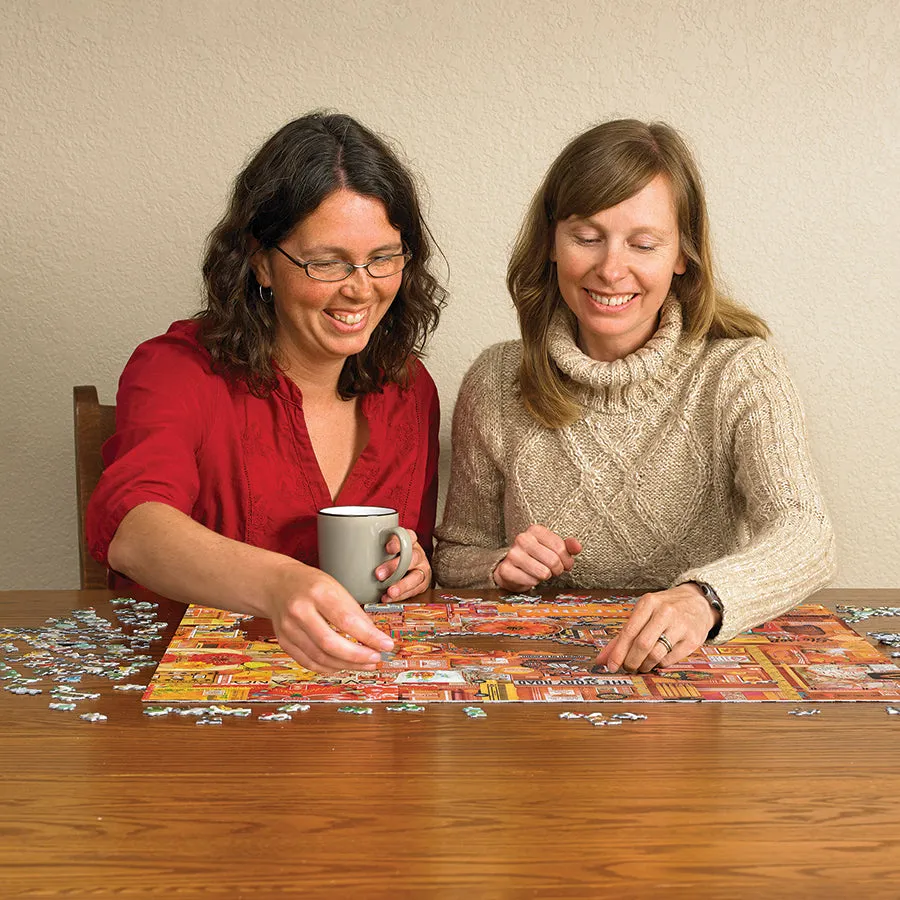 Cobble Hill Orange puzzle 1000 piese portocaliu