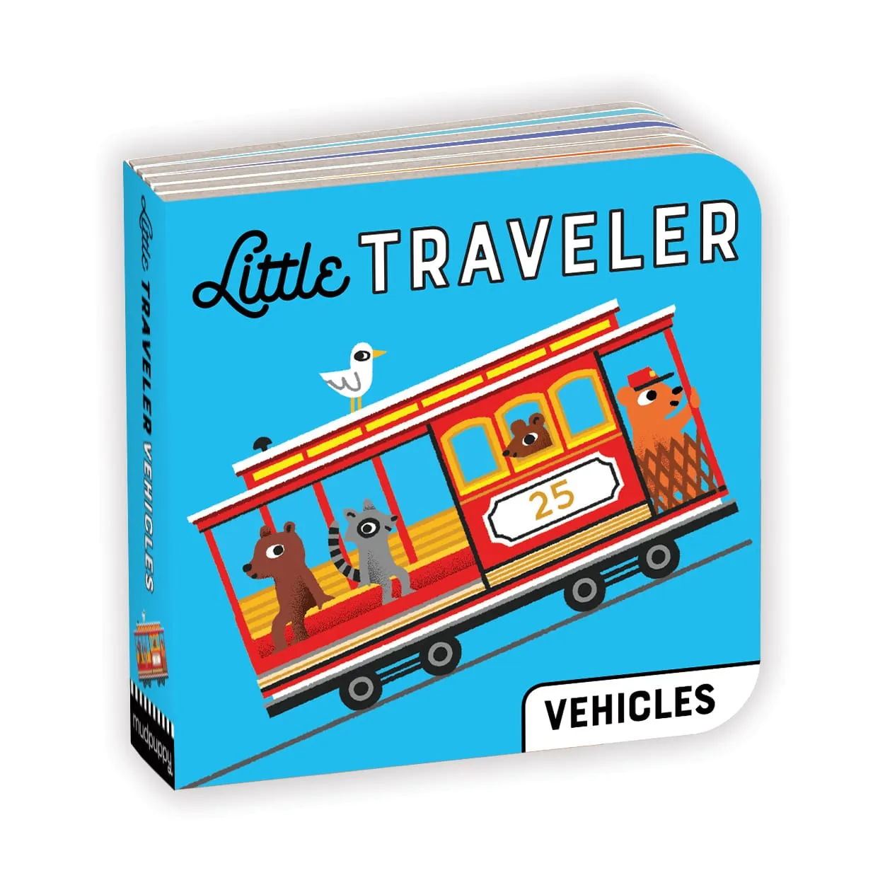 Mudpuppy Little Traveler set 4 cărți cartonate lumi
