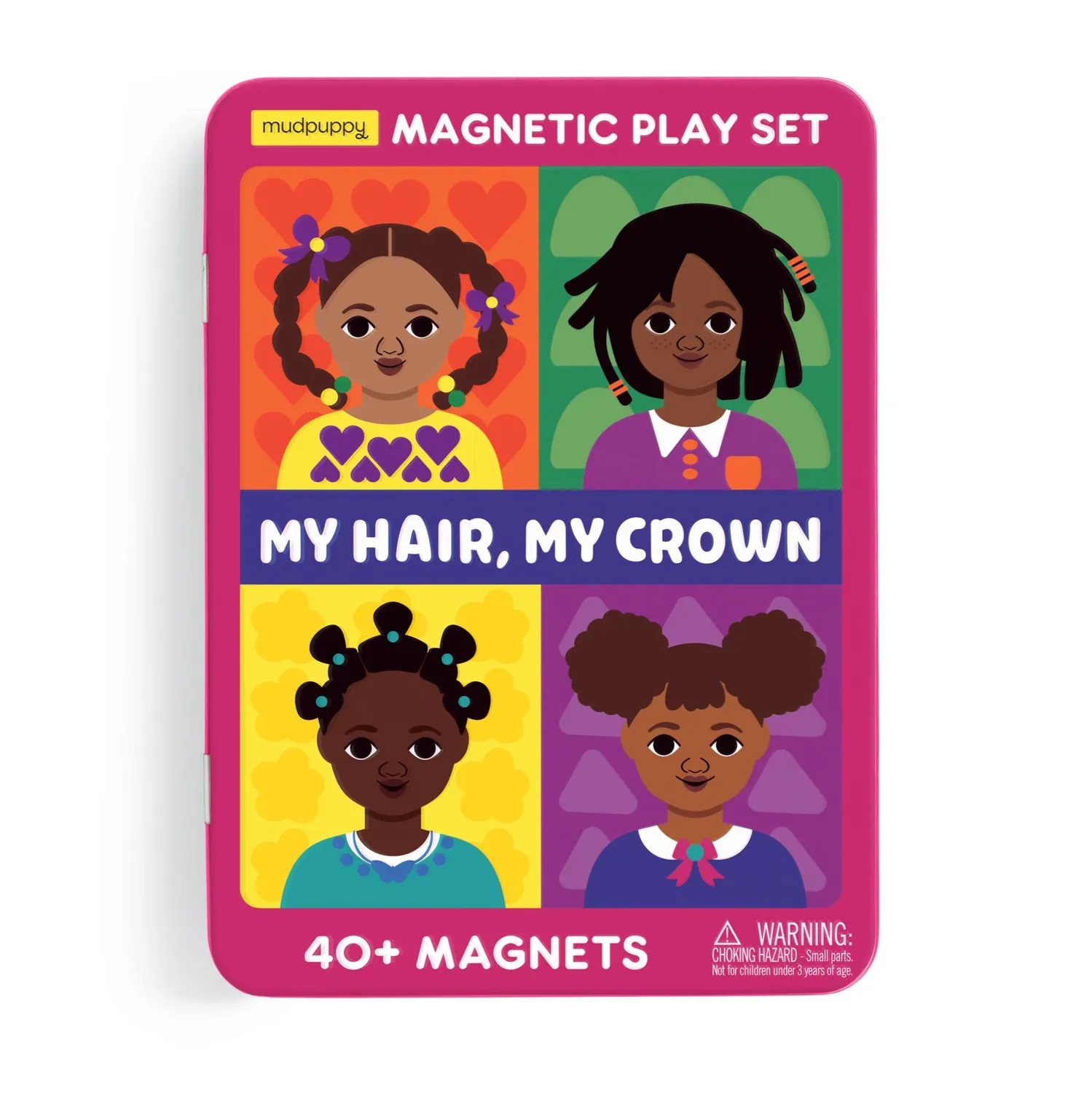 Mudpuppy My Hair My Crown Set magnetic coafuri 4+ ani