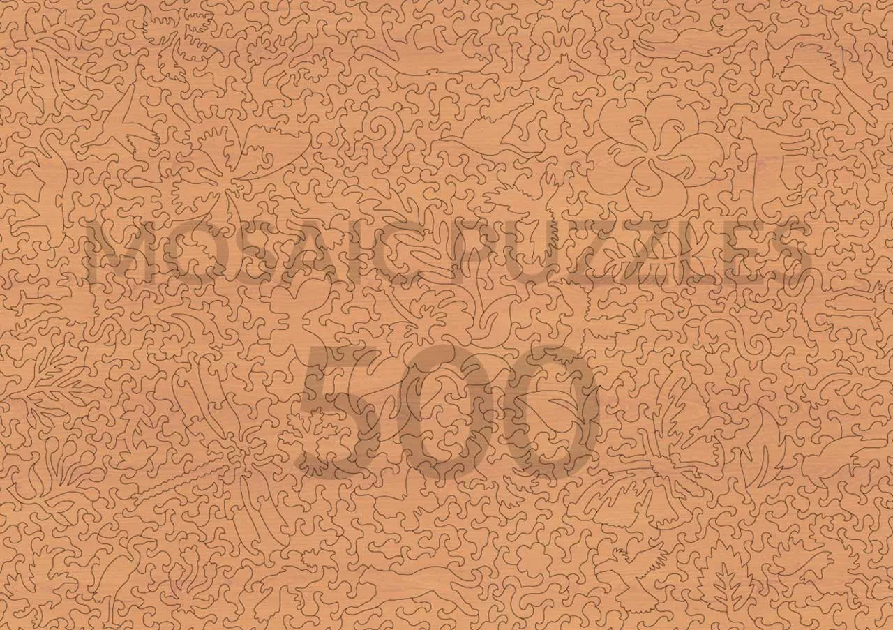 Mosaic Irises puzzle lemn 250 piese Van Gogh