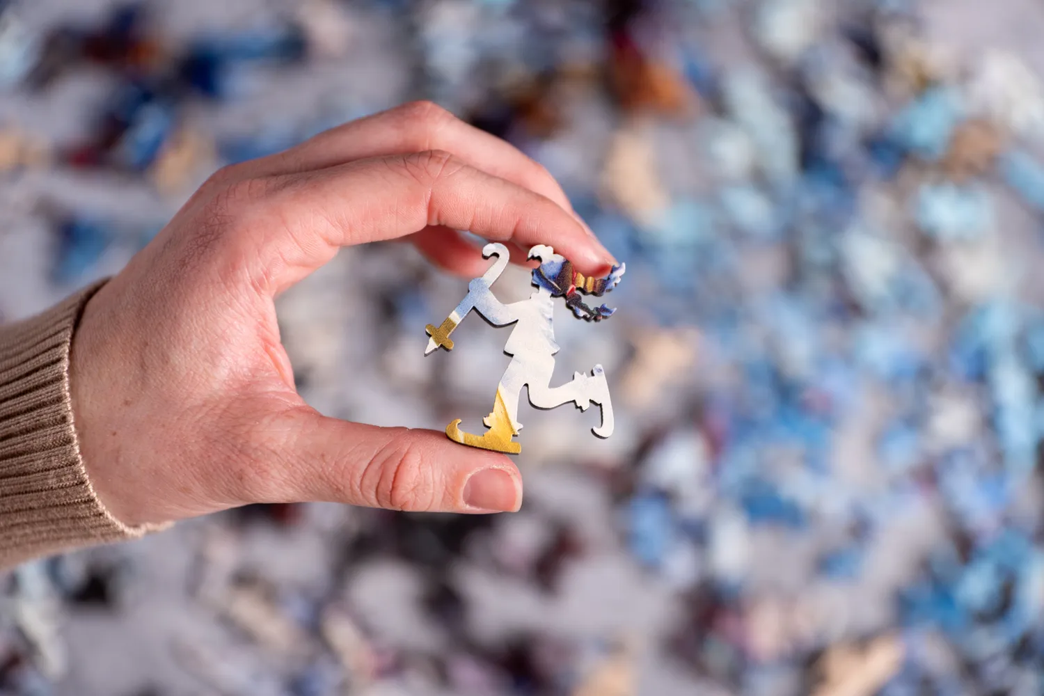 Mosaic Puzzles Bunny Slope Scramble puzzle lemn 250 piese iarna