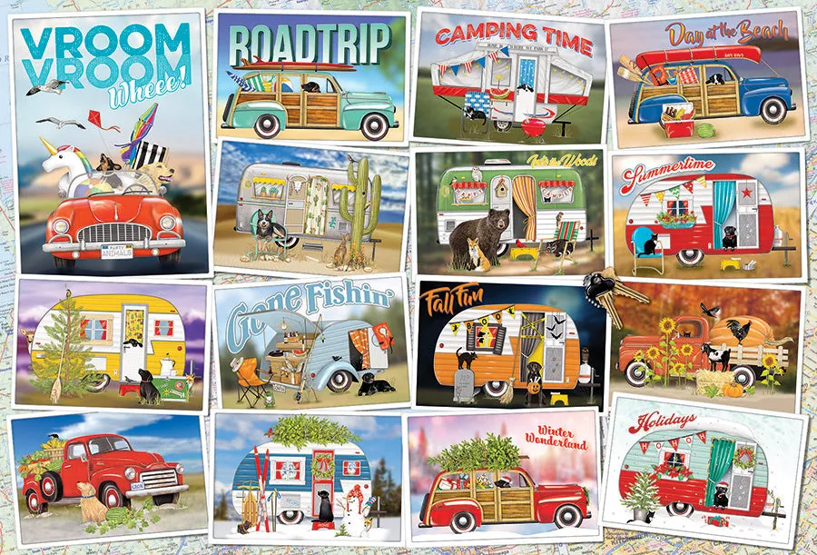 Cobble Hill Vroom Vroom puzzle 2000 piese colaj