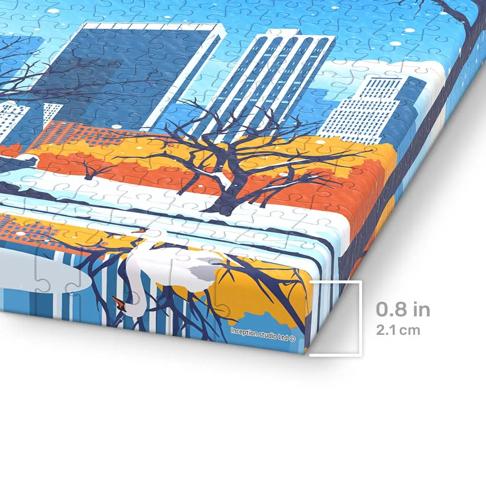 PieceRelax Central Park HN1404 puzzle canvas iarna