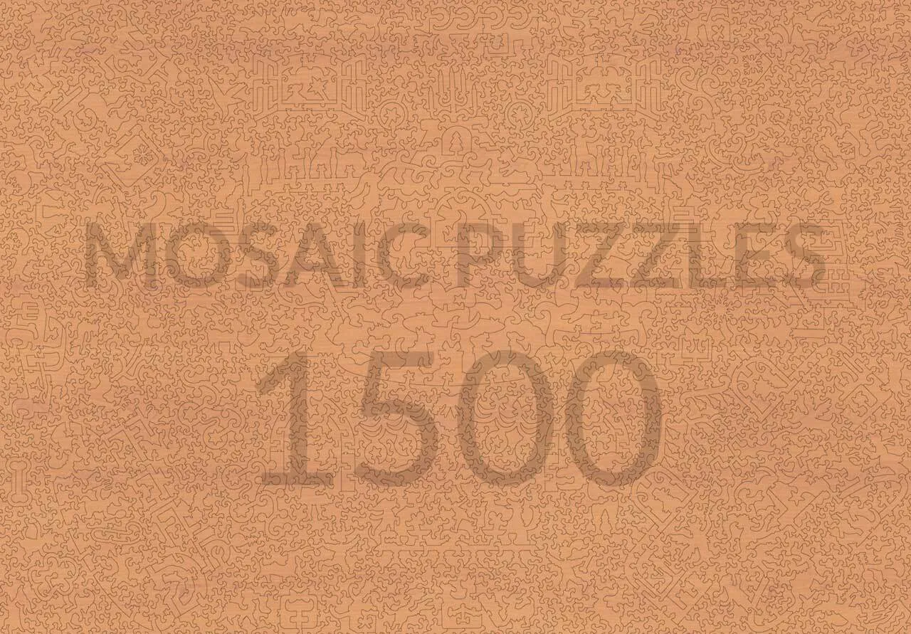 Mosaic Puzzles Merry Mayhem puzzle lemn 250 piese semineu