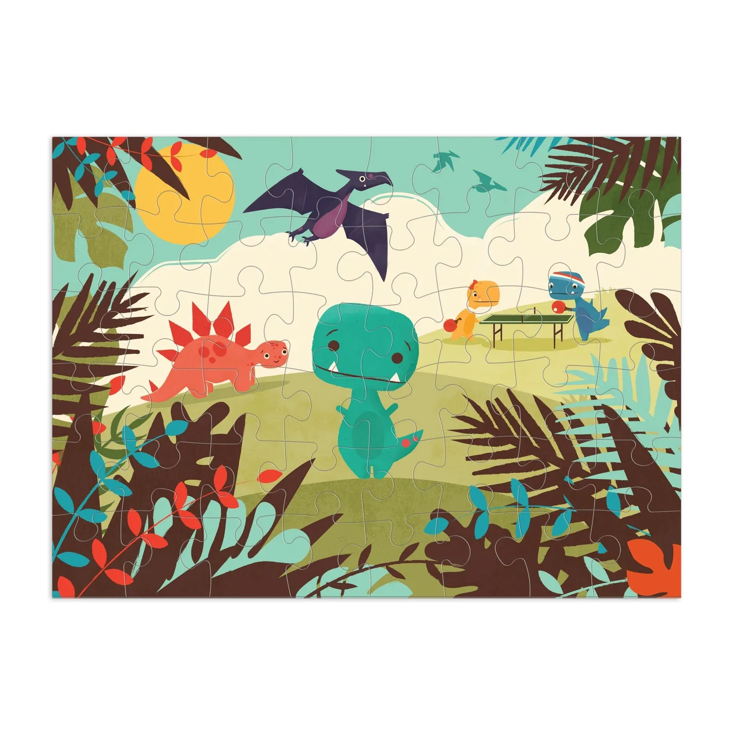 Mudpuppy Tiny T. Rex puzzle 48 piese dinozaur