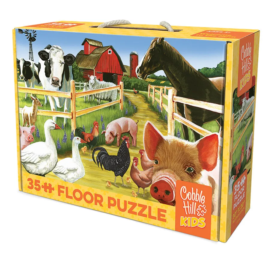 Cobble Hill Welcome to the Farm puzzle podea 35 piese
