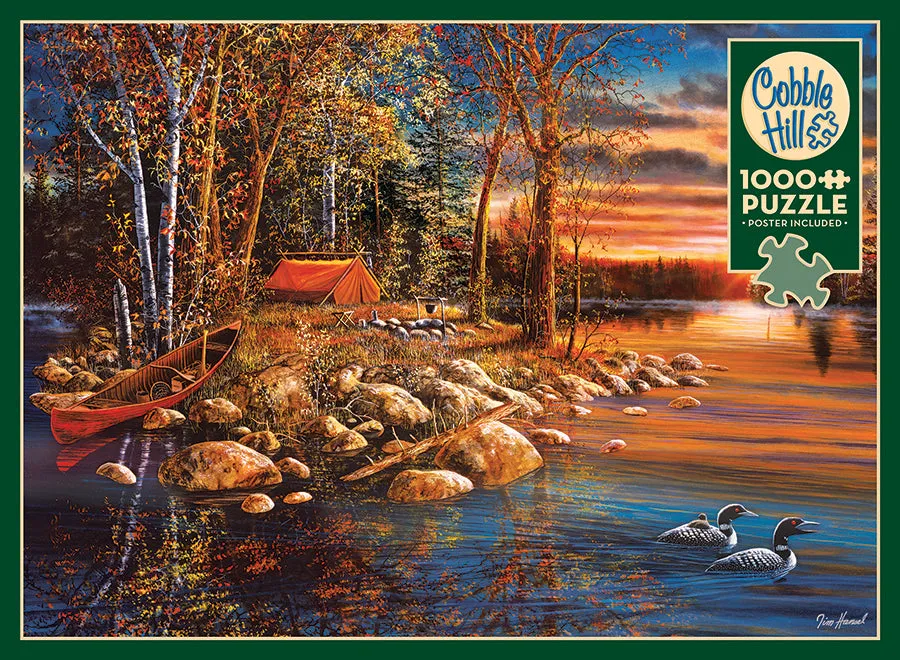 Cobble Hill Wake Up Call puzzle 1000 piese lac toamna