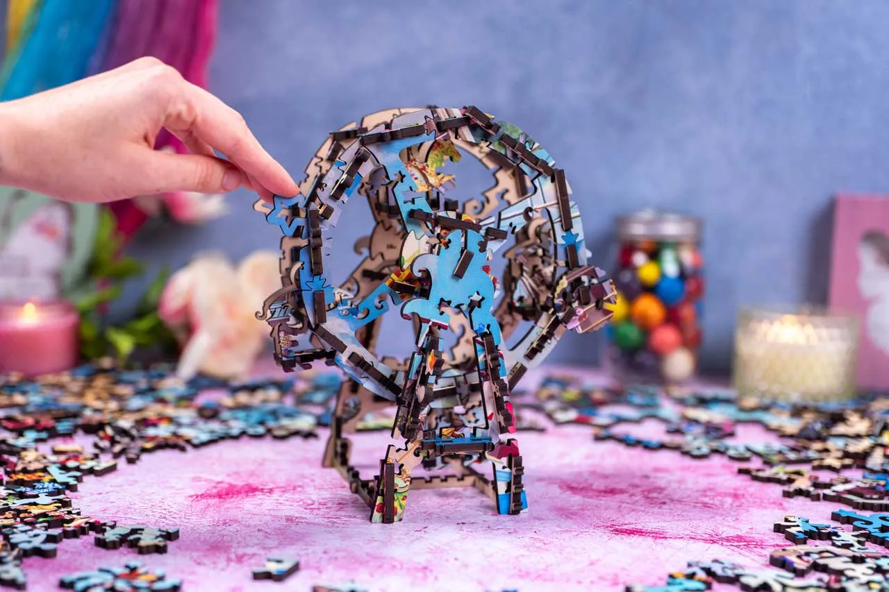 Mosaic Puzzles The Grand Carnival puzzle 3D lemn 1000 piese