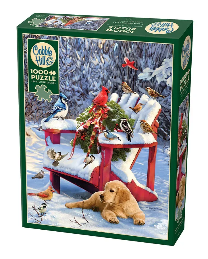 Cobble Hill Warm Winter's Day puzzle 1000 piese iarna