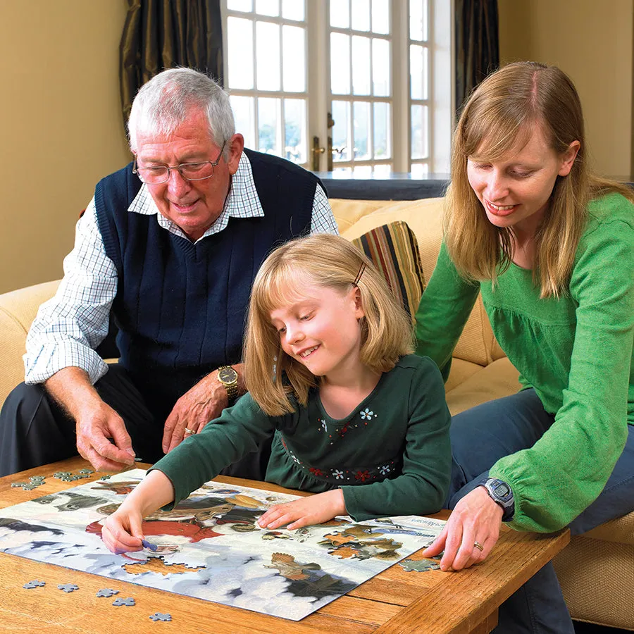 Cobble Hill Family Pieces Santa Claus and Friends puzzle 350 piese Crăciun