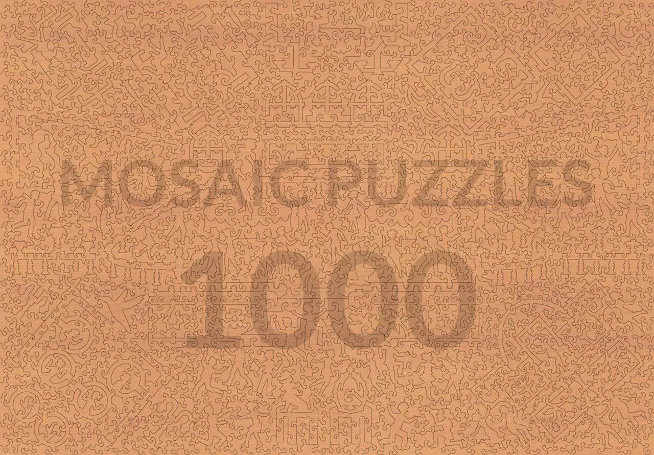 Mosaic Puzzles Le Parc Monceau puzzle lemn 1000 piese impresionism