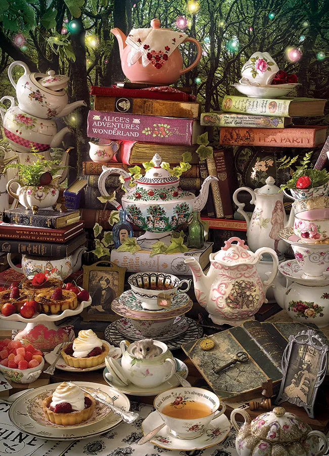 Cobble Hill We're All Mad Here puzzle 1000 piese Alice