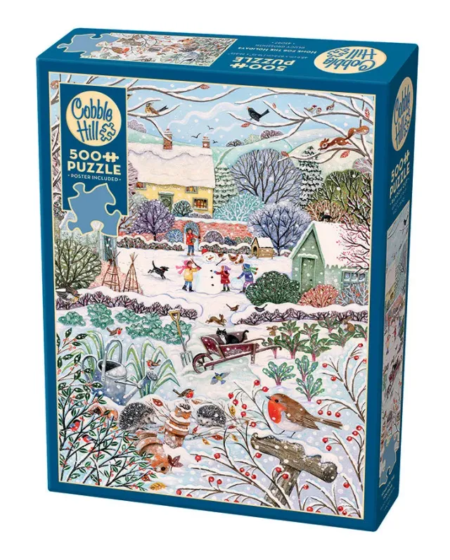 Cobble Hill Winter Holidays puzzle 500 piese iarna
