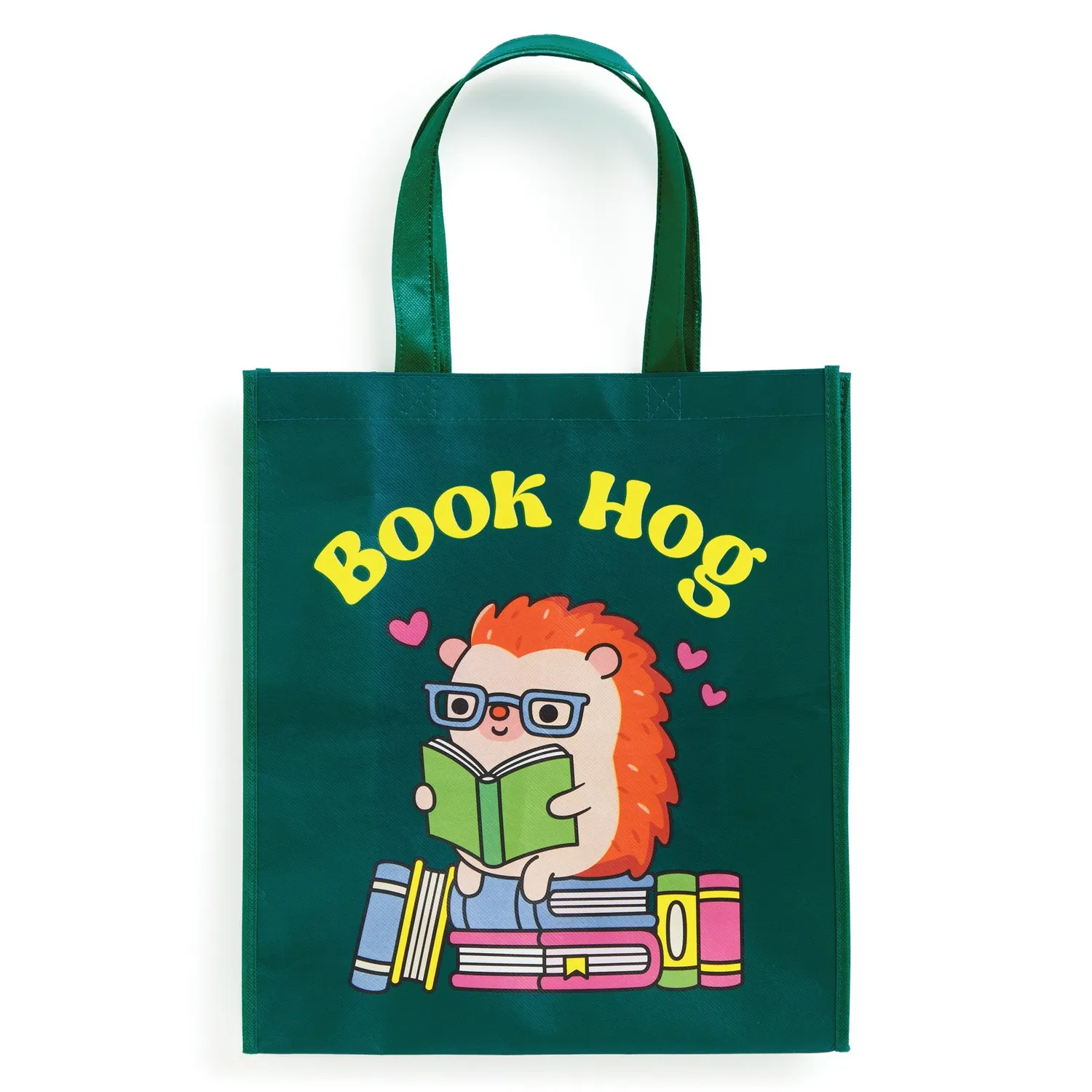 Mudpuppy Book Hog sacoșă reutilizabilă arici cărți