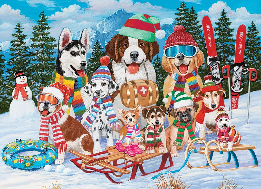 Cobble Hill Snow Day puzzle 500 piese iarna