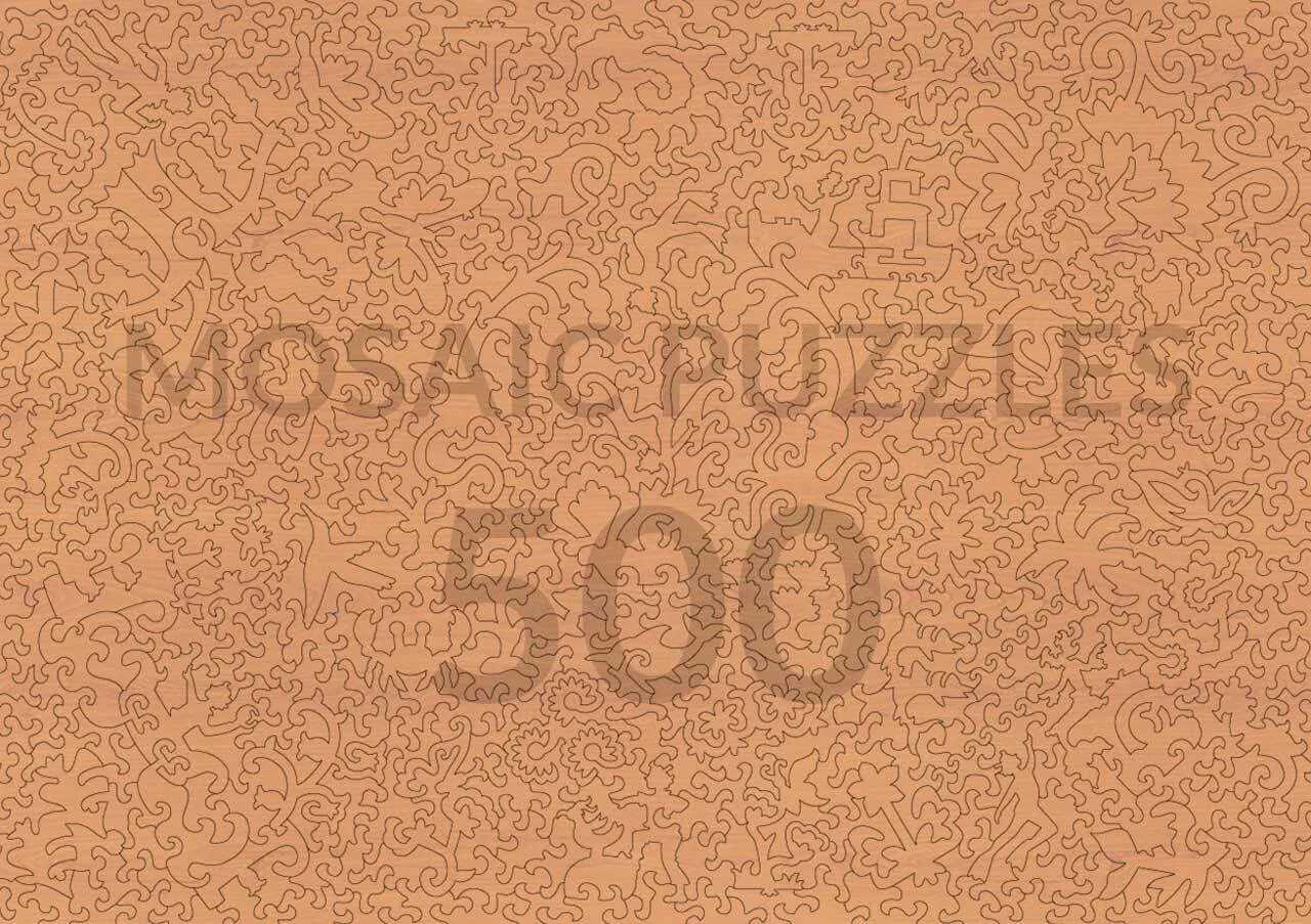 Mosaic Puzzles Ceci New York Harley Bouquet puzzle lemn 500 piese floral