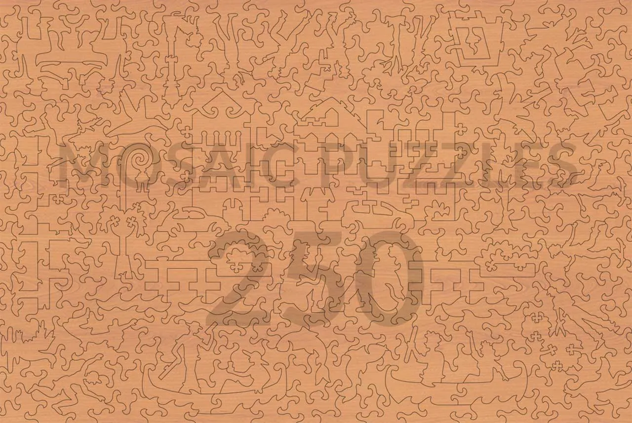 Mosaic Puzzles Bateaux au Mouillage puzzle lemn 1000 piese artă